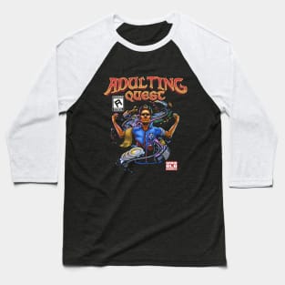 Adulting Quest Baseball T-Shirt